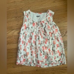 J. Jill silk and linen sleeveless blouse women’s size small excellent co…